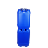 New HDPE double-layered bucket: inner layer white, outer layer blue; capacity 25L; made of chemical-grade plastic; stackable; resistant to acids, alkalis, and corrosion.