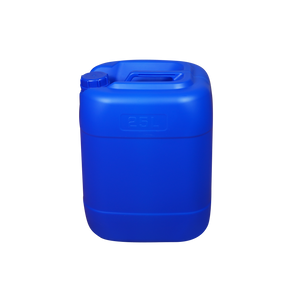High cleanliness rating: outer layer blue, inner layer white; 25-liter stackable bucket resistant to acids, alkalis, and corrosion; 25L chemical plastic bucket.