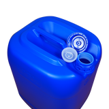 High cleanliness rating: outer layer blue, inner layer white; 25-liter stackable bucket resistant to acids, alkalis, and corrosion; 25L chemical plastic bucket.