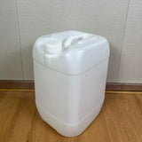New HDPE double-layered bucket: inner layer white, outer layer blue; capacity 25L; made of chemical-grade plastic; stackable; resistant to acids, alkalis, and corrosion.