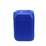 New HDPE double-layered bucket: inner layer white, outer layer blue; capacity 25L; made of chemical-grade plastic; stackable; resistant to acids, alkalis, and corrosion.