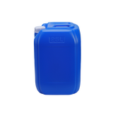 25L chemical plastic double-layer drum with reinforcing ribs, made of food-grade HDPE that is acid/alkali resistant and prevents discoloration