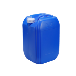 25L chemical plastic double-layer drum with reinforcing ribs, made of food-grade HDPE that is acid/alkali resistant and prevents discoloration