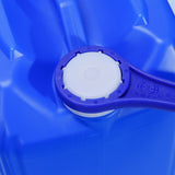 25L chemical plastic double-layer drum with reinforcing ribs, made of food-grade HDPE that is acid/alkali resistant and prevents discoloration