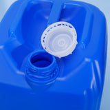 25L chemical plastic double-layer drum with reinforcing ribs, made of food-grade HDPE that is acid/alkali resistant and prevents discoloration