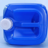25L chemical plastic double-layer drum with reinforcing ribs, made of food-grade HDPE that is acid/alkali resistant and prevents discoloration